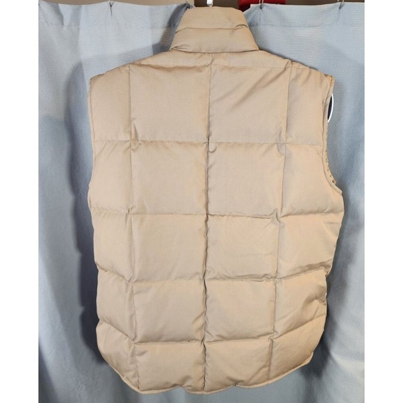 Wear Guard Rugged Vest Mens XL Beige Puffer Duck Down Waterfowl Snaps Outdoors - Picture 2 of 10